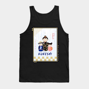 Kokeshi Ukiyo-e Tank Top